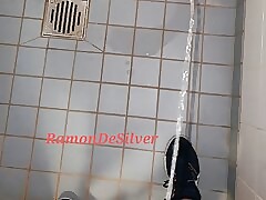 Sir Ramon pisses super-naughty give hammer away shower.  uncompromisingly flaming